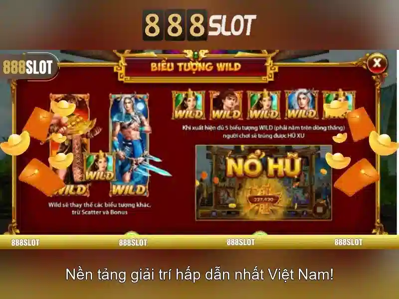 Đa dạng trò chơi slot tại 888SLOT